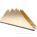 Creative golden volcanic paper towel holder